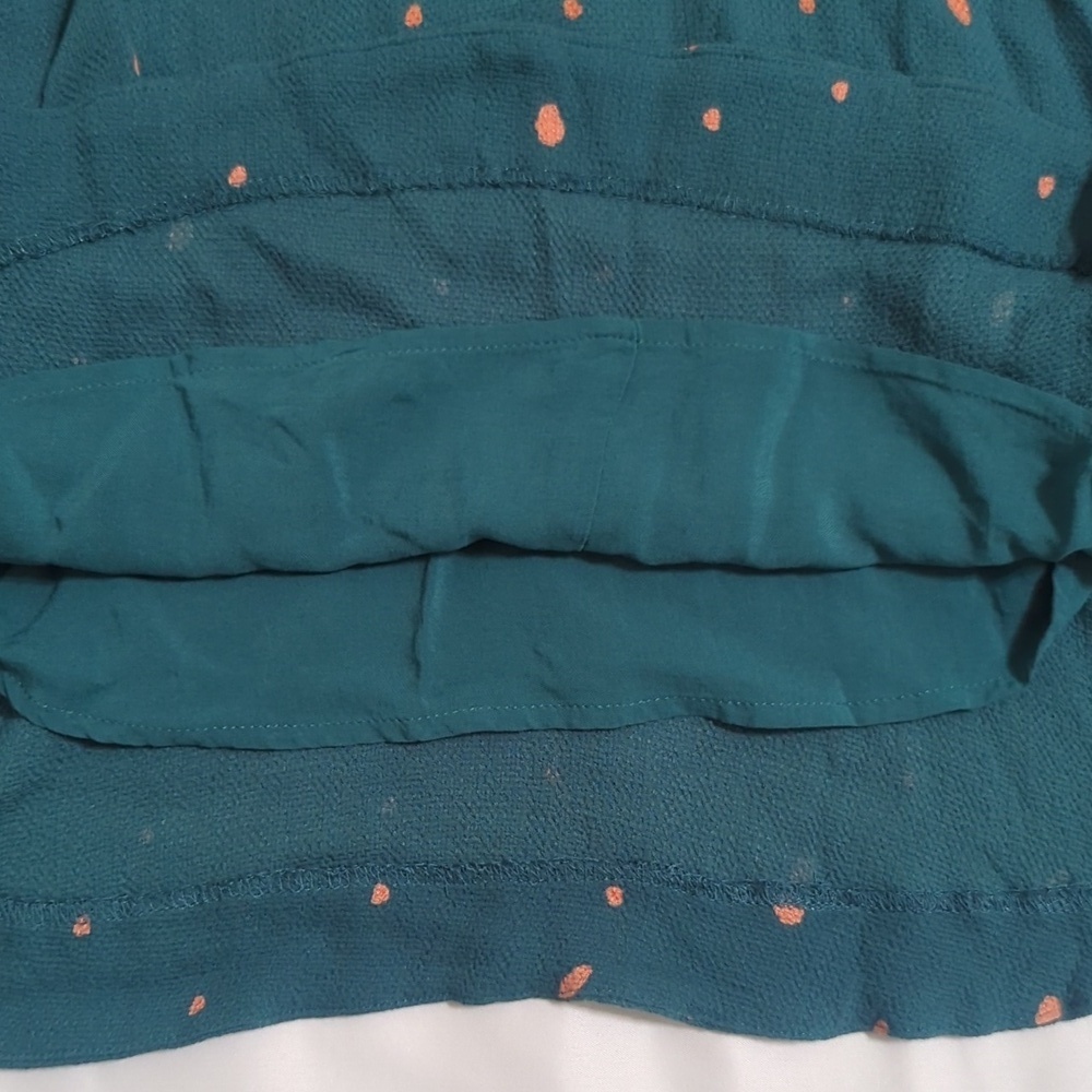 NWT Free People Abbie Reversible Mini Dress, Color Green Combo Size 2 - Picture 12 of 16